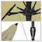 California Umbrella 7.5' Bronze Aluminum Market Patio Umbrella, Sunbrella Parrot 194061336106 - alternate 2